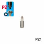 Κατσαβιδόμυτες 1/4" Pz1