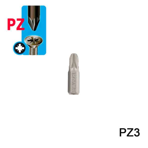 Κατσαβιδόμυτες 1/4" Pz3