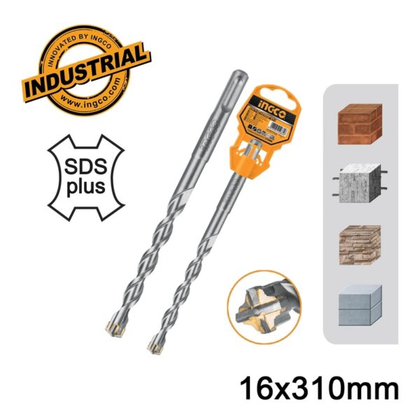 Τρυπάνι Τετράκοπο SDS plus S4L 16x310mm