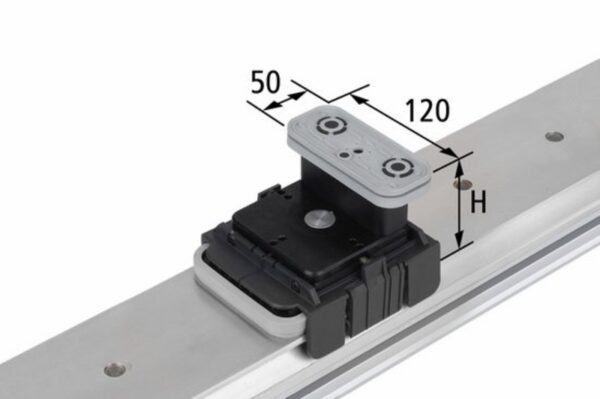 Blok podcisn VCBL-K1 120x50 H=85 mm Q (poprzeczny) do waskich elementow