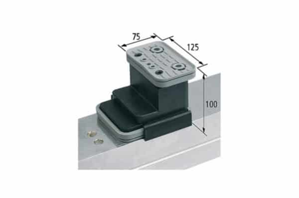 Blok podcisn VCBL-K2 125x75 H=100 mm Q (poprzeczny)