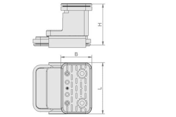 Blok podcisn VCBL-K2 TV 130x30 H=125 mm