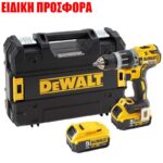 ΔΡΑΠΑΝΟΚΑΤΣΑΒΙΔΑ DEWALT DCD796P2 18V 2Χ5 0Ah TSTAK