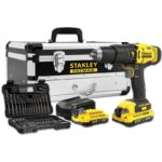 ΔΡΑΠΑΝΟΚΑΤΣΑΒΙΔΑ ΚΡΟΥΣΤΙΚΑ STANLEY 18V SFMCD711D2F V20 2X2 0Ah ΒΑΛΙΤΣΑ & 50 ΕΞΑΡΤΗΜΑΤΑ