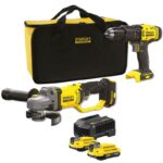 ΔΡΑΠΑΝΟΚΑΤΣΑΒΙΔΑ STANLEY SFMCK471D2S V20 ΜΕ ΓΩΝ.ΤΡΟΧΟ 18V 2x2.0Ah & ΤΣΑΝΤΑ