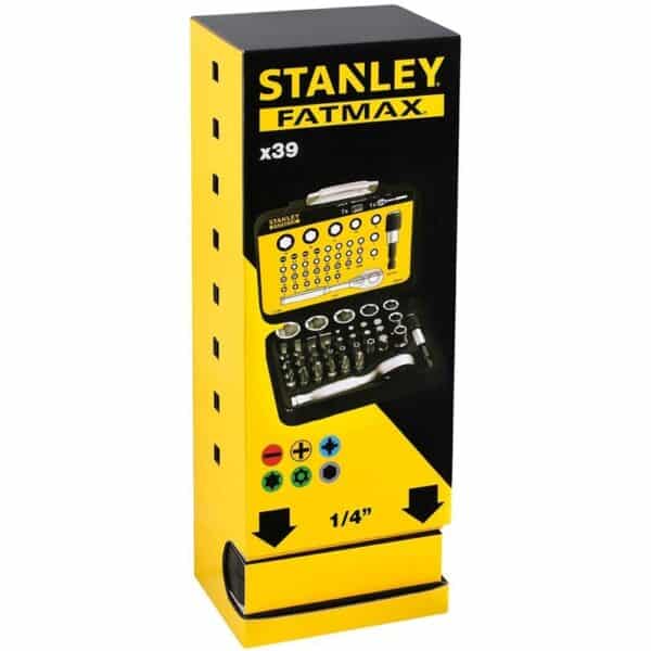 ΜΥΤΕΣ STANLEY 1-13-906 ΣΕΤ 39 ΤΕΜ ΜΕ ΜΑΓΝΗΤΙΚΟ ΥΠΟΔΟΧΕΑ