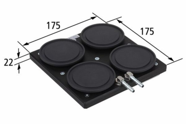 Podstawa Quad-Base-G 175x175x22 mm