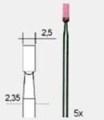 Μύτες Τροχίσματος Φ2,5mm Set 5 τεμαχίων