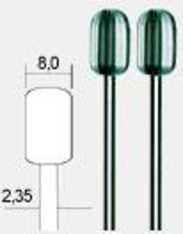 Μύτες τροχίσματος και διαμόρφωσης Φ8mm Set 2 τεμαχίων