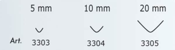 Softcut gouge V 90°