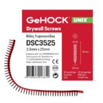 Βίδες Γυψοσανίδας Ταινίας 3.5x25mm (1000 βίδες) GeHOCK